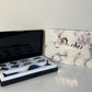 Roshy Magnetic Lashes, the box contains 2 pairs of half lashes and one pair of 3/4 length lashes for more dramatic look!